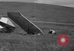 Image of early hang glider flight attempt Palos Verdes California USA, 1936, second 45 stock footage video 65675051384
