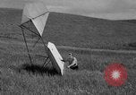 Image of early hang glider flight attempt Palos Verdes California USA, 1936, second 46 stock footage video 65675051384