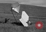 Image of early hang glider flight attempt Palos Verdes California USA, 1936, second 47 stock footage video 65675051384
