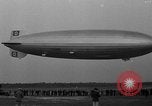 Image of Hindenburg airship Lakehurst Naval Air Station New Jersey USA, 1936, second 19 stock footage video 65675051385