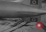 Image of Hindenburg airship Lakehurst Naval Air Station New Jersey USA, 1936, second 57 stock footage video 65675051385