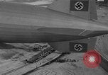 Image of Hindenburg airship Lakehurst Naval Air Station New Jersey USA, 1936, second 58 stock footage video 65675051385