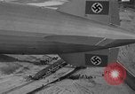 Image of Hindenburg airship Lakehurst Naval Air Station New Jersey USA, 1936, second 59 stock footage video 65675051385