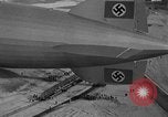 Image of Hindenburg airship Lakehurst Naval Air Station New Jersey USA, 1936, second 60 stock footage video 65675051385