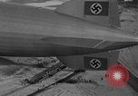 Image of Hindenburg airship Lakehurst Naval Air Station New Jersey USA, 1936, second 61 stock footage video 65675051385