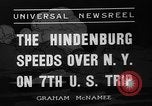 Image of Hindenburg airship New York United States USA, 1936, second 3 stock footage video 65675051386