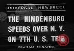 Image of Hindenburg airship New York United States USA, 1936, second 4 stock footage video 65675051386