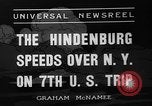 Image of Hindenburg airship New York United States USA, 1936, second 8 stock footage video 65675051386