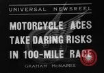 Image course moto Pekin New York USA, 1936, de la seconde 1 séquences d'archives historiques vidéo 65675051387