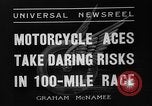 Image course moto Pekin New York USA, 1936, de la seconde 3 séquences d'archives historiques vidéo 65675051387