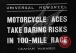 Image course moto Pekin New York USA, 1936, de la seconde 6 séquences d'archives historiques vidéo 65675051387