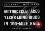 Image course moto Pekin New York USA, 1936, de la seconde 7 séquences d'archives historiques vidéo 65675051387
