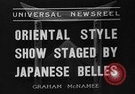 Image Kimono Los Angeles California USA, 1936, de la seconde 3 séquences d'archives historiques vidéo 65675051390