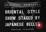 Image Kimono Los Angeles California USA, 1936, de la seconde 5 séquences d'archives historiques vidéo 65675051390