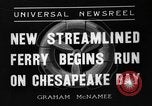 Image traversier Princess Anne Cape Charles Virginia USA, 1936, de la seconde 1 séquences d'archives historiques vidéo 65675051392
