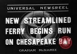 Image traversier Princess Anne Cape Charles Virginia USA, 1936, de la seconde 5 séquences d'archives historiques vidéo 65675051392