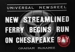 Image traversier Princess Anne Cape Charles Virginia USA, 1936, de la seconde 6 séquences d'archives historiques vidéo 65675051392
