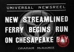 Image traversier Princess Anne Cape Charles Virginia USA, 1936, de la seconde 9 séquences d'archives historiques vidéo 65675051392