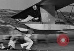 Standbild Segelflugzeug Piloten Newport Beach California USA, 1936, aus Sekunde 38 historischem Filmmaterial Videoclip 65675051397