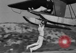 Standbild Segelflugzeug Piloten Newport Beach California USA, 1936, aus Sekunde 40 historischem Filmmaterial Videoclip 65675051397