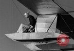 Standbild Segelflugzeug Piloten Newport Beach California USA, 1936, aus Sekunde 48 historischem Filmmaterial Videoclip 65675051397