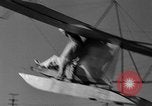 Standbild Segelflugzeug Piloten Newport Beach California USA, 1936, aus Sekunde 55 historischem Filmmaterial Videoclip 65675051397