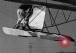 Standbild Segelflugzeug Piloten Newport Beach California USA, 1936, aus Sekunde 56 historischem Filmmaterial Videoclip 65675051397