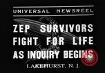 Standbild Luftschiff Hindenburg Lakehurst New Jersey USA, 1937, aus Sekunde 6 historischem Filmmaterial Videoclip 65675051400