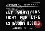 Standbild Luftschiff Hindenburg Lakehurst New Jersey USA, 1937, aus Sekunde 8 historischem Filmmaterial Videoclip 65675051400