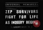 Standbild Luftschiff Hindenburg Lakehurst New Jersey USA, 1937, aus Sekunde 9 historischem Filmmaterial Videoclip 65675051400