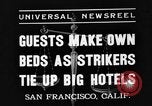Standbild hotel personal San Francisco California USA, 1937, aus Sekunde 3 historischem Filmmaterial Videoclip 65675051401
