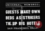 Standbild hotel personal San Francisco California USA, 1937, aus Sekunde 4 historischem Filmmaterial Videoclip 65675051401