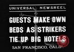 Standbild hotel personal San Francisco California USA, 1937, aus Sekunde 5 historischem Filmmaterial Videoclip 65675051401