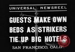 Standbild hotel personal San Francisco California USA, 1937, aus Sekunde 6 historischem Filmmaterial Videoclip 65675051401