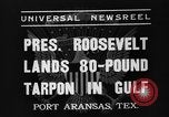 Standbild Präsident Roosevelt Port Aransas Texas USA, 1937, aus Sekunde 7 historischem Filmmaterial Videoclip 65675051402