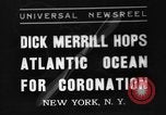 Image of Dick Merrill New York United States USA, 1937, second 1 stock footage video 65675051403
