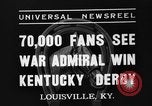 Image of Kentucky Derby Louisville Kentucky USA, 1937, second 6 stock footage video 65675051404