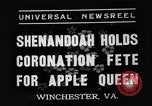 Image of Shenandoah Apple Blossom Festival Winchester Virginia USA, 1937, second 7 stock footage video 65675051405