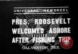 Image of President Roosevelt Galveston Texas USA, 1937, second 1 stock footage video 65675051408