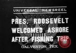 Image of President Roosevelt Galveston Texas USA, 1937, second 5 stock footage video 65675051408