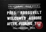 Image of President Roosevelt Galveston Texas USA, 1937, second 6 stock footage video 65675051408