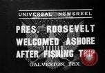 Image of President Roosevelt Galveston Texas USA, 1937, second 7 stock footage video 65675051408