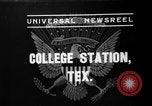 Standbild Präsident Roosevelt College Station Texas USA, 1937, aus Sekunde 1 historischem Filmmaterial Videoclip 65675051409