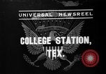 Standbild Präsident Roosevelt College Station Texas USA, 1937, aus Sekunde 4 historischem Filmmaterial Videoclip 65675051409