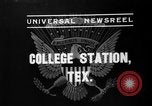 Standbild Präsident Roosevelt College Station Texas USA, 1937, aus Sekunde 5 historischem Filmmaterial Videoclip 65675051409