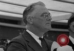 Standbild Präsident Roosevelt College Station Texas USA, 1937, aus Sekunde 17 historischem Filmmaterial Videoclip 65675051409