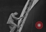 Image of Launching of the J-Class yacht, Ranger Bath Maine USA, 1937, second 22 stock footage video 65675051412