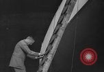 Image of Launching of the J-Class yacht, Ranger Bath Maine USA, 1937, second 23 stock footage video 65675051412