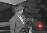 Image of Launching of the J-Class yacht, Ranger Bath Maine USA, 1937, second 26 stock footage video 65675051412