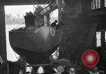 Image of Launching of the J-Class yacht, Ranger Bath Maine USA, 1937, second 32 stock footage video 65675051412
